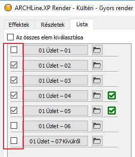 260 7. Workshop: Rendering Ha átkattint egy másik nézet nevére, akkor a jelenlegi beállításokkal elkezdi a program azt a nézetet (képet) elkészíteni.