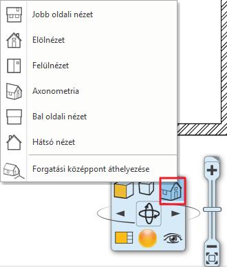 64 2. Workshop: ARCHLine.XP Alapozó 2.3.5. 3D nézet kezelése A 3D nézet ablakban dolgozva csakúgy, mint a 2D rajz kezelése során, nagyíthatja és kicsinyítheti a tartalmat, valamint mozgathatja azt.