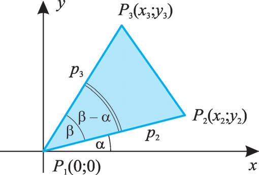 8 Az egyenes egyenletei 788 788 T= $ p$ p$ sin( b-a ) = = p$ p( sinbcosa- cosbsina ) = = $ ( psinb$ p$ cosa- pcosb$ p$ sina ) Mivel p $ sin b = y p $ cos a = x p $ cos b = x p $ sin a = y ezért T= x$