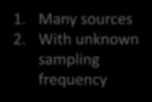 Az adatfolyam-feldolgozó elem 1. Many sources 2.