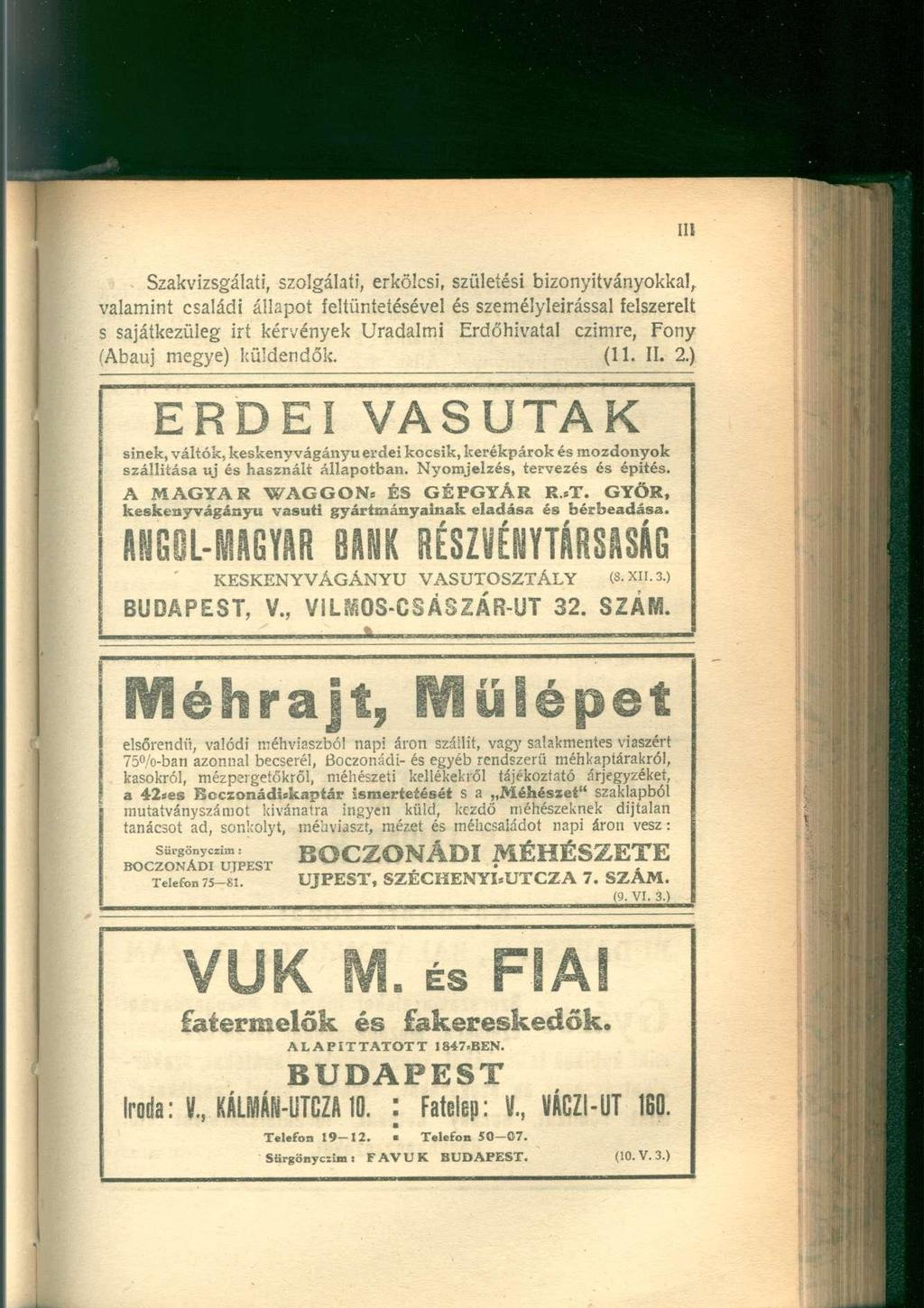 Szakvizsgálati, szolgálati, erkölcsi, születési bizonyítványokkal, valamint családi állapot feltüntetésével és személyleirással felszerelt s sajátkezüleg irt kérvények Uradalmi Erdőhivatal czimre,