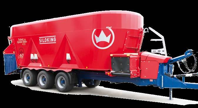 0 3022-26 modellektől kezdve a gépek fel vannak szerelve tandem-tengellyel (kormányozható tengelyek a könnyű kormányzásért, mint opció). TrailedLine 4.