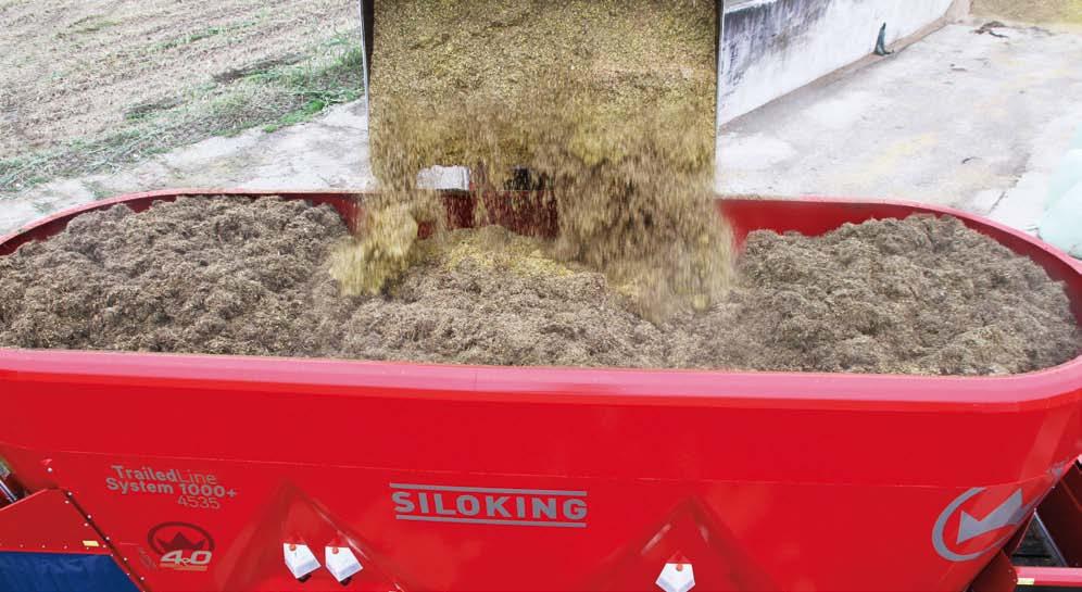 TrailedLine 4.0 uo vant Vontatott takarmánykeverő-kiosztó kocsi TrailedLine 4.