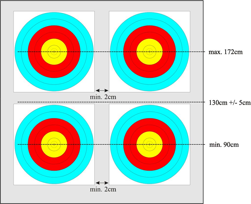 Image 5: 4 x 5-10 Scoring Zones Target Face 4 x 6-10 találati zónás