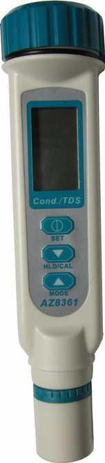 vezetőképesség mérő készülék - Mérési tartomány : vezetőképesség 0... 1999 µs : TDS a feloldott szilárd anyagok mennyisége 0-1999 ppm : Hőmérséklet 0.