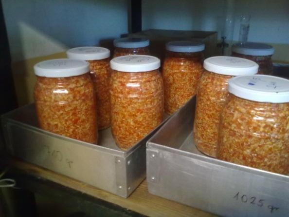 A mintákat szobahőmérsékleten (20±0,5 C) tároltuk, minden minta közepébe hőmérsékletérzékelő szenzort helyeztünk, amely 15 percenként rögzítette a hőmérsékletet. A mérés 10 napig tartott.