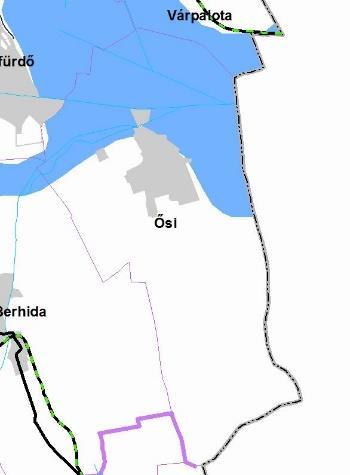 módosította) Honvédelmi terület övezete (OTrT megszüntette) + A hatályos megyei terv közigazgatási területet érintő térségi