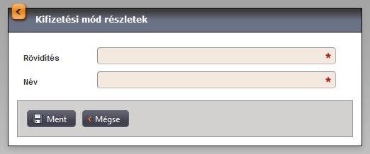 Az Érvényes e-mail tárgy részletek oldalon az alábbi műveletekre van lehetőségünk, funkciógombok formájában: Ment gomb A Ment gomb lenyomására a felvitt, módosított információk tárolásra kerülnek.