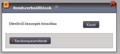 Rendszer paraméterek almenü Rendszerbeállítások A Rendszerbeállítások menüpont különféle rendszerközeli funkciók végrehajtását, rendszerparaméterek módosítását, megtekintését teszi lehetővé.