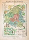 Rajzolta Hátsek Ignácz. V. kiadás. Mérték: 1 : 440.000. Nyomtatta Kellner és Mohlrüder, Budapest. Méret: 26 x 37 cm.