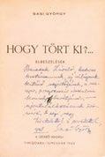 488. Sárdy Károly, Dr. A Kárpátmedence magyar népe és nemzetiségei. Nemzetiségi és néprajzi tanulmány térképekkel. Budapest, 1944. Szerző. 35 + [1] p. + 3 kétlapos, színes térkép.