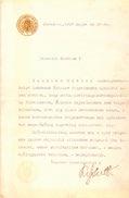 227. 228. 227. Kossuth Ferenc [politikus, 1841-1914] kereskedelemügyi minisztergépelt levele ismeretlenhez Tisztelt Barátom! megszólítással 1907-ből.