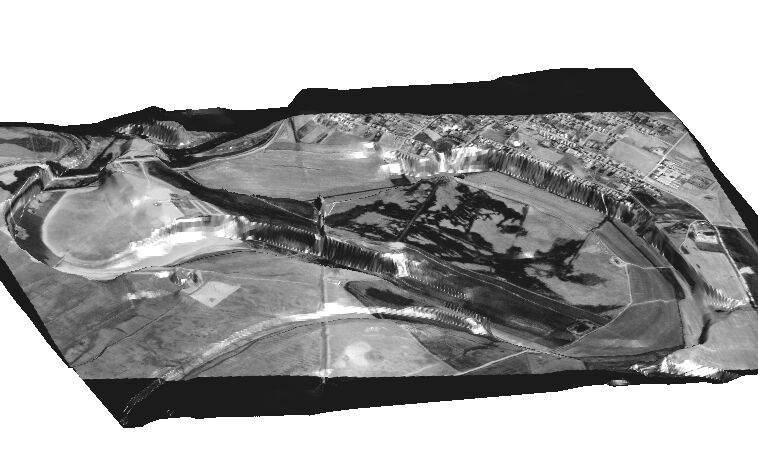 A topográfiai adatok azt bizonyítják, hogy a maradványfelszín magasabb pontjai árvízmentesek maradtak.