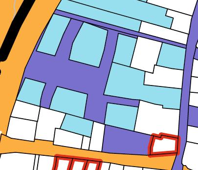 A városközpont területe jelentős részben az önkormányzat tulajdonában van az alábbi ábra szerint, ezért a beépítés kontrollját teljes