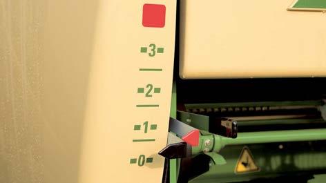 Egyforma bálák Az összes Fortima F bálázót gyárilag Medium elektronikával szerelik fel.