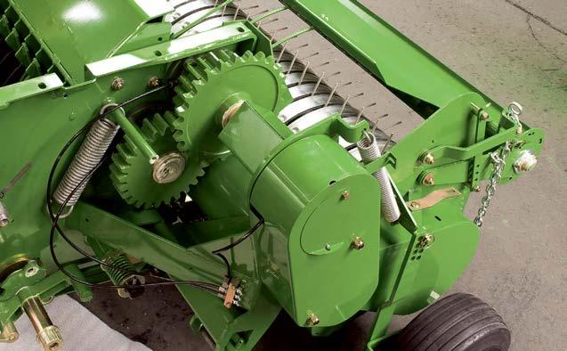 Erős rotor, erőteljes vágás A 415 mm átmérőjű szeletelő- és továbbító rotor különösen nagy