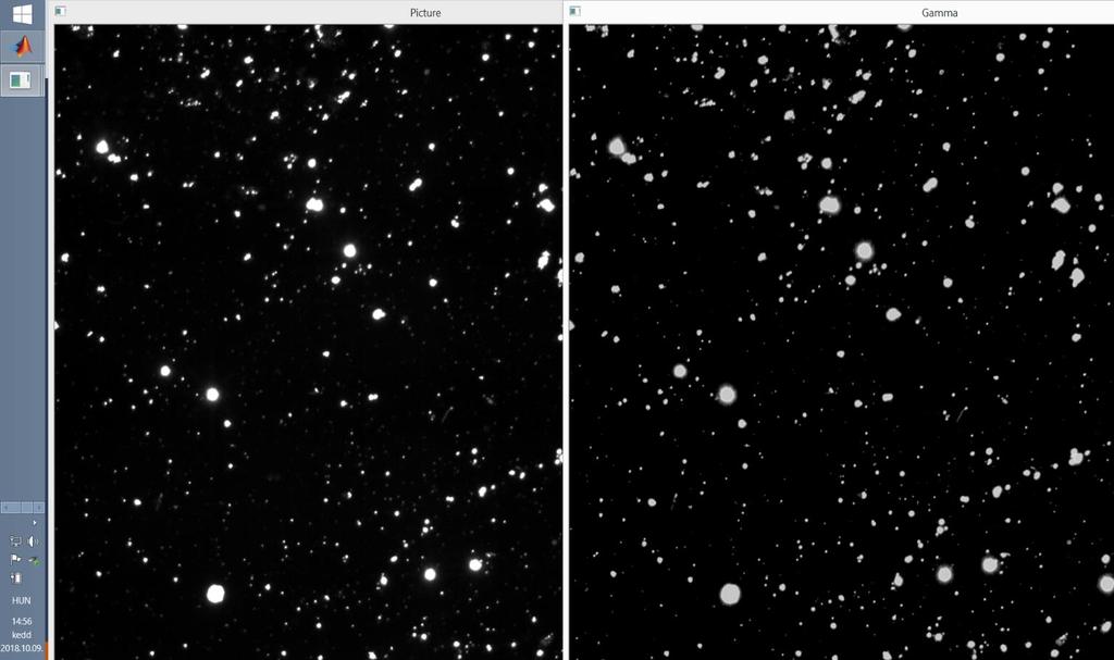 ...6 Intenzitás korrekció Intenzitástartomány kiemelése intenzitás float eh[4] = { 4.6977377596e-5, -.567446595573, 4.97747475967, -89.
