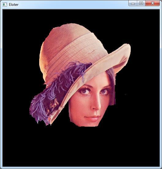 bgmodel, v fgmodel,, cv::gc_init_with_rect); compare(result, GC_PR_FGD, v result, CMP_EQ); //in, előteret keres, eredmény, = az előtérrel Mat