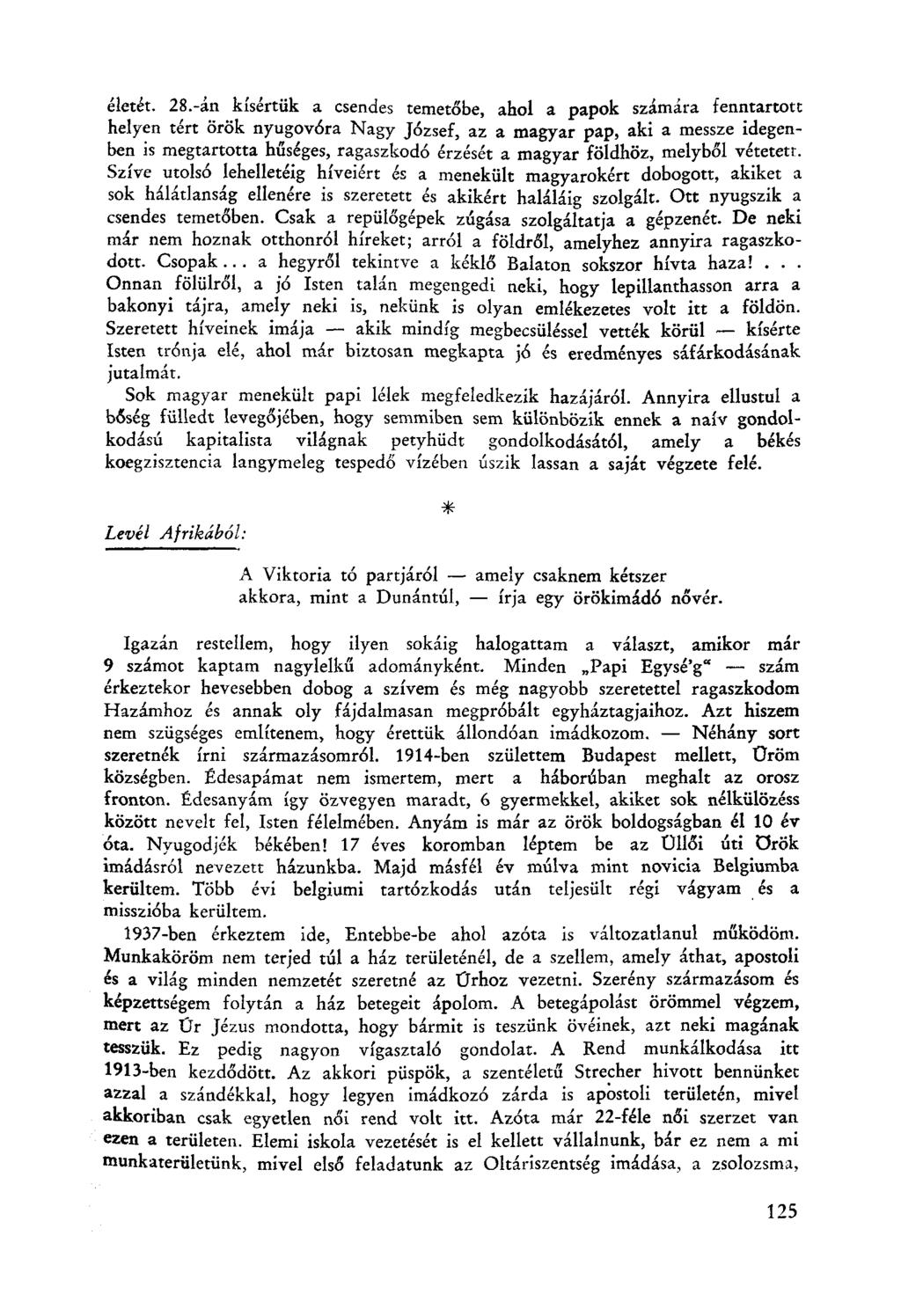 életét. 28.
