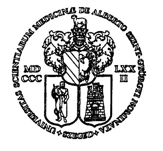 SZEGEDI TUDOMÁNY EGYETEM Általános Orvostudományi Kar Anatómiai, Szövet- és Fejlődéstani Intézet 6724 Szeged, Kossuth Lajos sgt. 40. Tel: 62/545665 e-mail: office.anatomy@med.u-szeged.