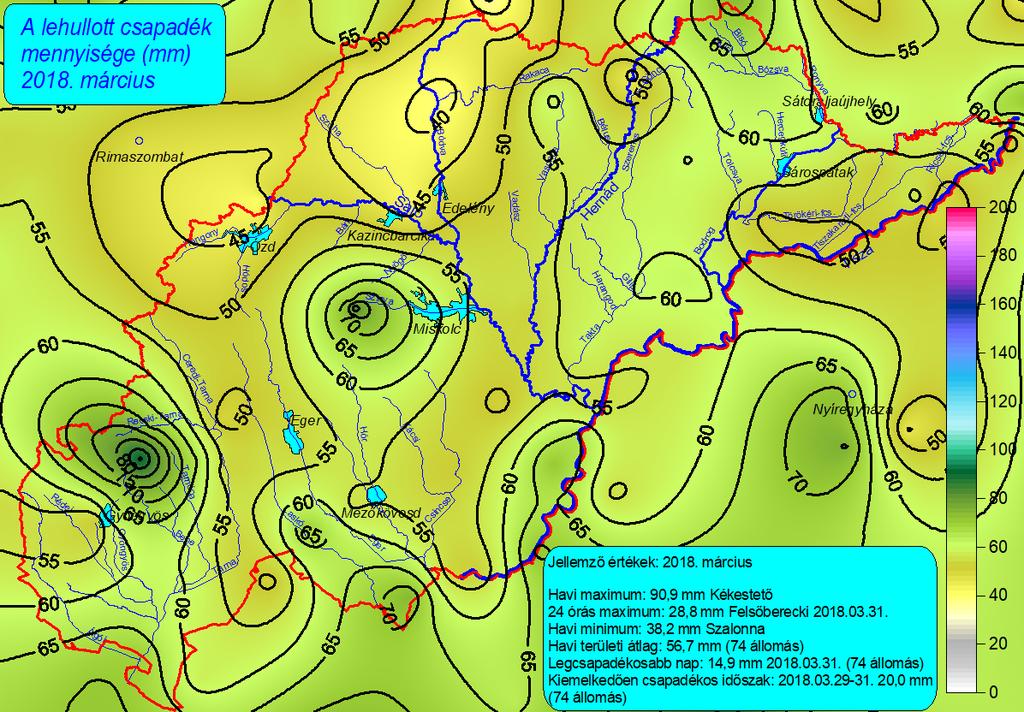 CSAPADÉKTÉRKÉPEK 218. március 31.