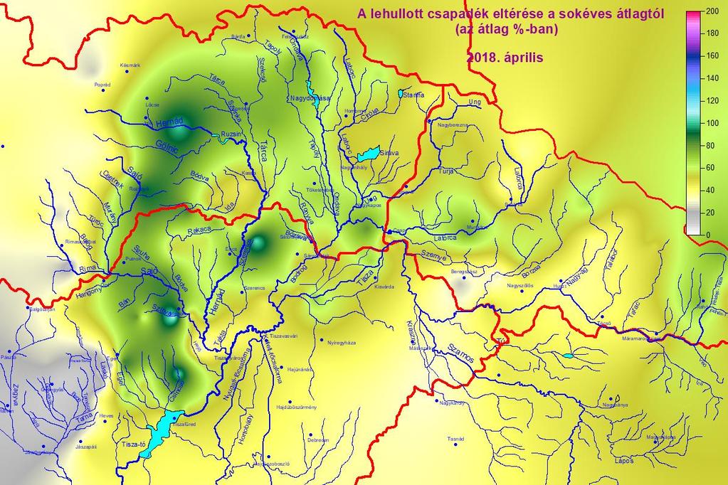 mennyisége a vízgyűjtőkön 38.