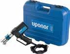 Uponor S-Press présgépek Uponor S-Press sersám, UP75, UP110. Sersámtáskában préspofák nékü. A akkumuátoros gép akkumuátorra és tötőve. Akamaási mérettartomány: 16-110 -ig.