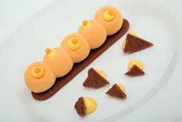 MOUSSE WITH PASSION FRUIT CREAM