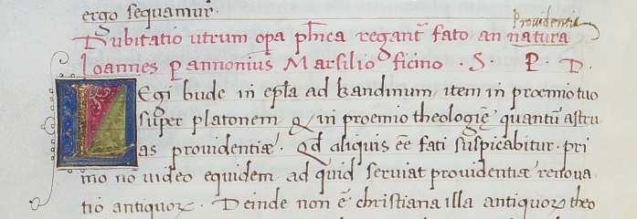 Providentia vagy natura? (Cod. Guelf. 73. Aug. 2, 276.) Itt nem is a javítás az érdekes, hanem az eredeti natura kifejezés.