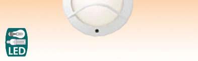Kiszolgáló helyiségek, fürdőszobák világítása H Kiszolgáló helyiségek, fürdőszobák világítása, folytatás FRANCY-OP, IP66 12W/E27 LED-lámpához FRANCY-OP W E27, opál búra, fehér 1-25-10-1913 FRANCY-OP