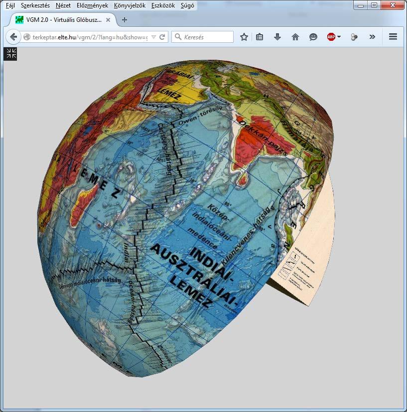 Virtuálisglóbusz-alkalmazások X3DOM X3D kód integrálása a HTML DOM-ba. Glóbuszok (vagy akármilyen más 3D objektum) megjelenítésére is használható.