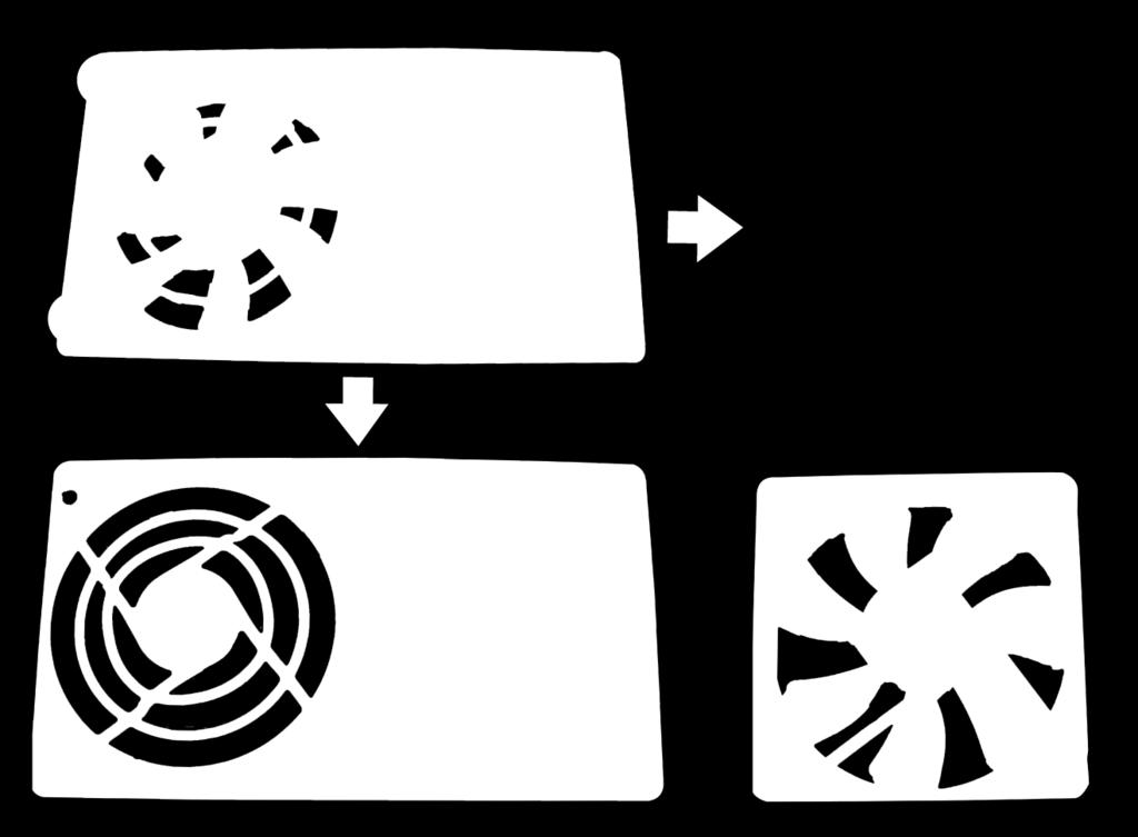 ventilátorpanelt.