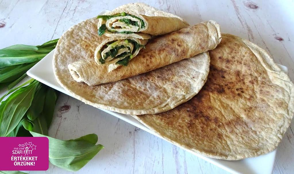 Gluténmentes, tejmentes, szójamentes paleo tortilla (wrap) recept Hozzávalók (2 db, 135 gramm tortillahoz): 65 g Szafi Reform szénhidrátcsökkentett gluténmentes paleo kenyér és péksütemény