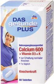 DAS gesunde PLUS kalcium+d+k-vitamin tabletta 60 db 999 Ft