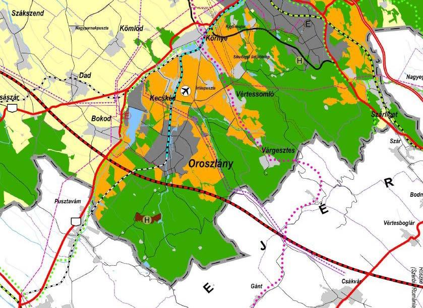 OROSZLÁNY Településrendezési terv módosítása-2017/1 Előzmények, bevezetés Az érvényben lévő TRT idei módosítása Oroszlány város Önkormányzatának megbízásából készül.