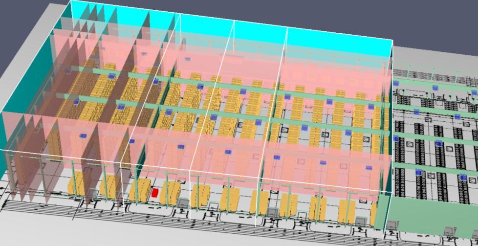 3D-s modellek: épületszerkezet és annak hőtani tulajdonságai, Tűz, ismert hőfejlődéssel (W/m 2 ), Tűzgörbék modellezése, Gravitációs és gépi