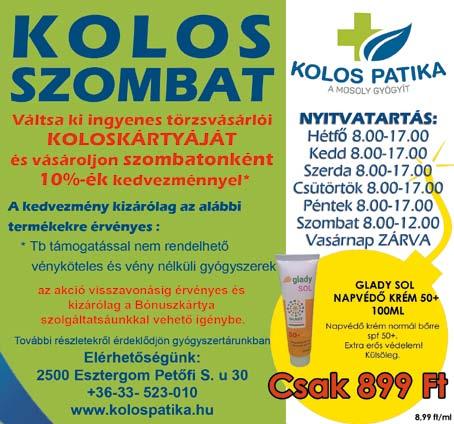 Információ, időpontkérés: 06/30-60-328-60 GRANMED+ SZAKORVOSI RENDELÕ 2500 Esztergom, Irinyi utca 26.