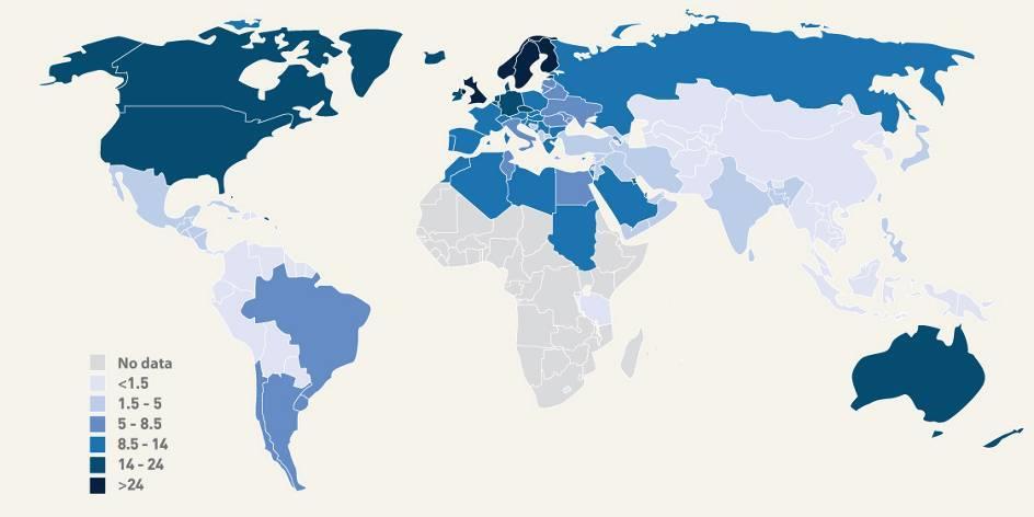 Centers of Reference the future New cases of type 1 diabetes in children, 0-14 years (cases