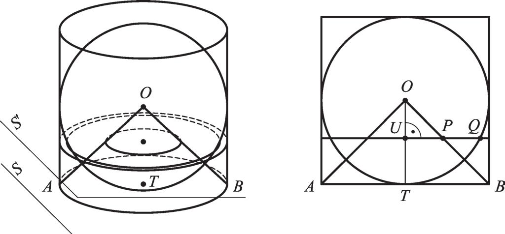 Összetett tégeometii lkztok R Vhenge R R $ R Vgq m$ Vku p& A henge téfogt 8 8 métni közepe göm és kúp téfogtánk Felhsználjuk, hogy z R sugú göm köé ít egyenlô oldlú henge átméôje: R; z R sugú göm köé