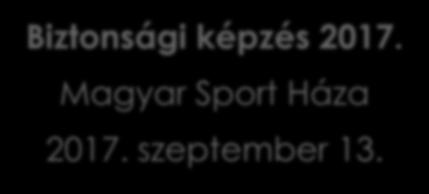 SPORTÁGBAN előadó: Bubán László