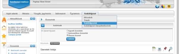 2. A szakdolgozat benyújtásának engedélyezése (TÉMAVEZETŐ) Ezzel a lépéssel engedélyezi a TÉMAVEZETŐ, hogy a HALLGATÓ benyújtsa a szakdolgozatát.