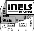 Indication, manual control / Visszajelzés, kézi vezérlés button / PROG gomb LED OUT LED OUT LED STATUS OUT/OUT - status indication of individual channels.