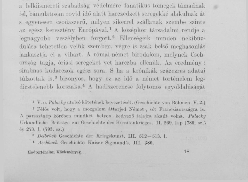 A HUSZITA EREDETŰ SZEKÉRVÁR. XV. század első fele Csehország hőskora.
