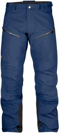 b e r g t a g e n Shell Layer Bergtagen Eco-Shell Trousers (férfi & női) A Fjällräven saját tervezésű Eco-Shell anyagából készült. Vízálló, mindemellett jó légáteresztő.