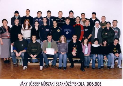 Osztályfőnök: Császárné Boros Erzsébet Árki Adrián, Barsi Ilona, Bozóki Tímea, Czimmermann Zsolt, Délczeg Péter, Domonkos Attila, Fésű Márta, Gyuricza János, Kele József, Kovács Ádám, Kovács