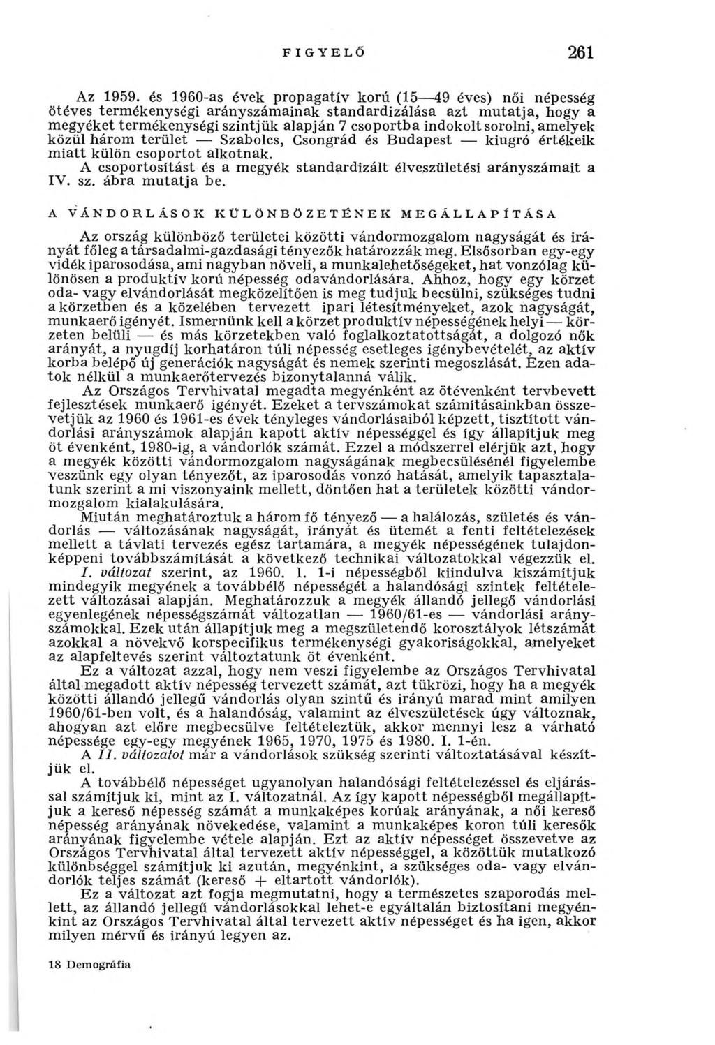 FIGYELŐ 261 Az 1959.
