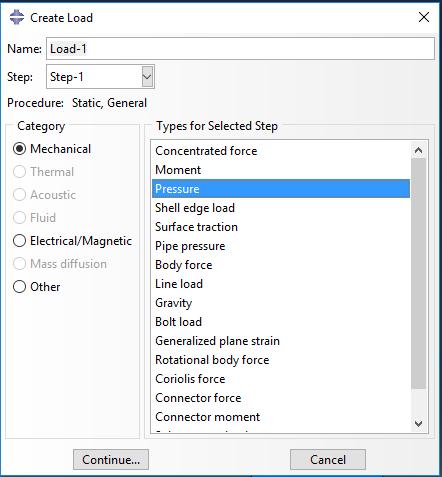 2. terhelés definiálása: Kattintsunk a Load modul Create Load ikonjára. A megjelenő Create Load ablakban nevezzük el.