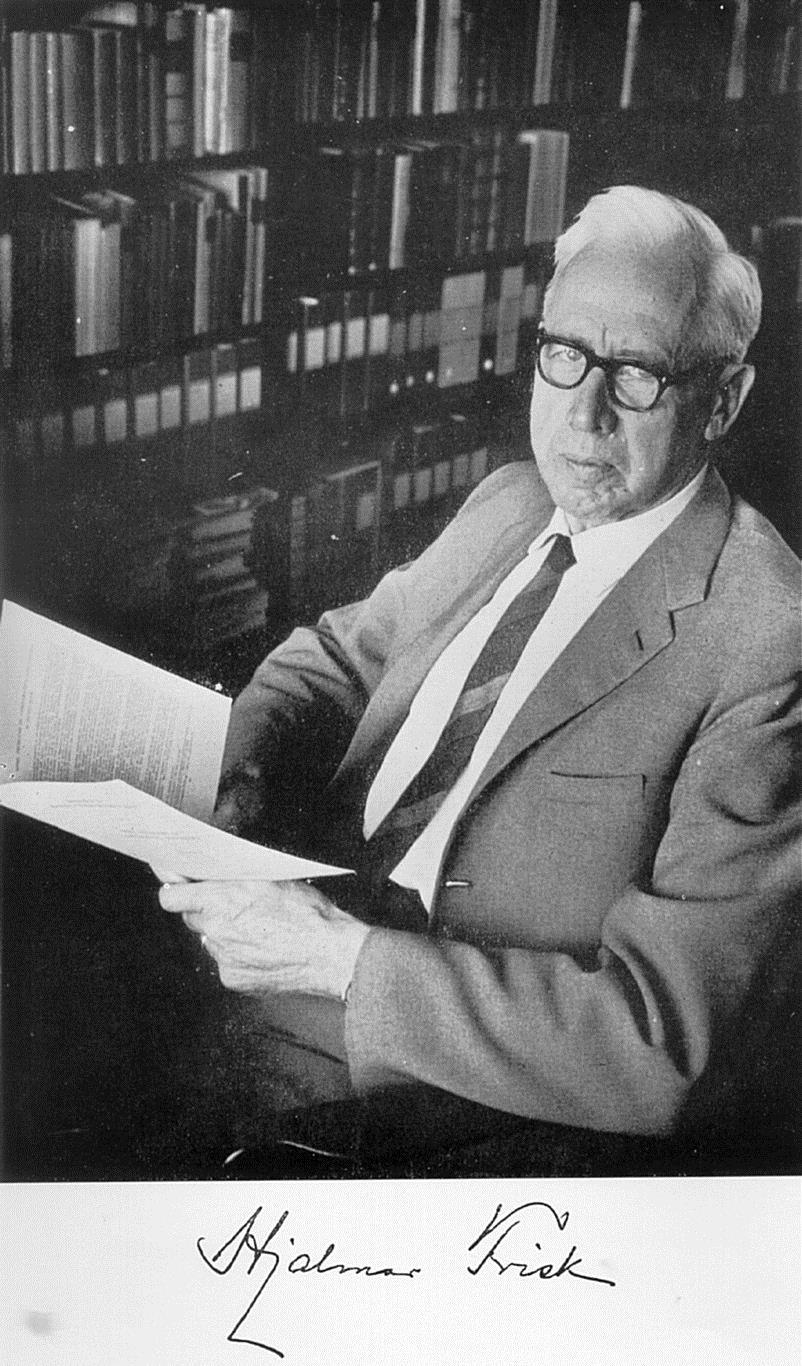 Hjalmar Frisk: Griechisches etymologisches
