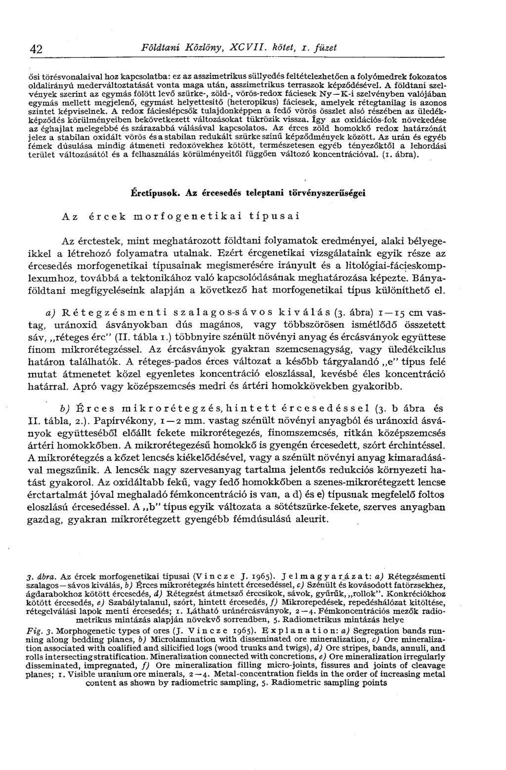 42 Földtani Közlöny, XCVII. kötet, i.