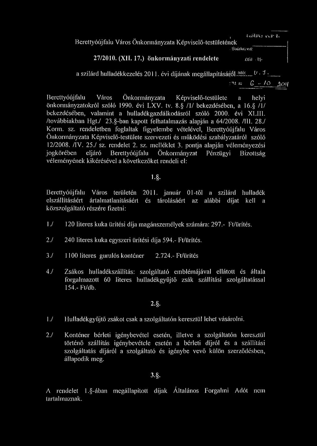 /l/ bekezdésében, valamint a hulladékgazdálkodásról szó